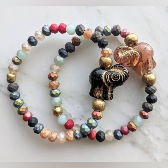 Set of 5 Handmade Jewelry Components by Artists for Earrings,Beading,Charms - Picture 6 of 7